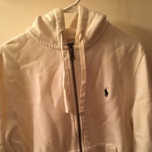 Polo Ralph Lauren Hoodie white medium